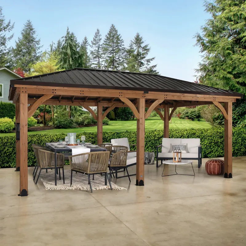Barrington 20×12 Dual-Purpose Gazebo and Carport