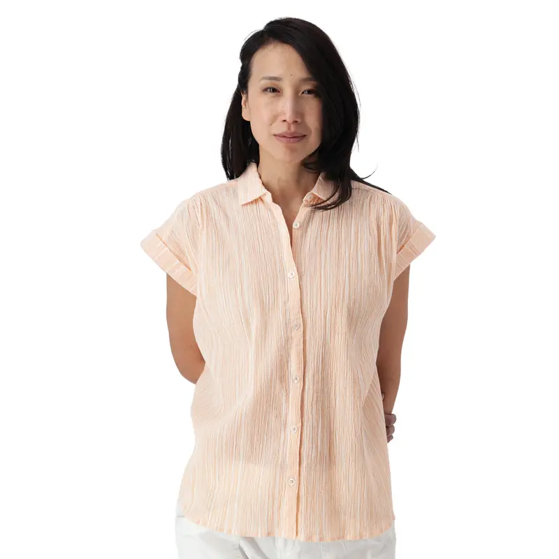 Beachcomber Patterned Short-Sleeve Top