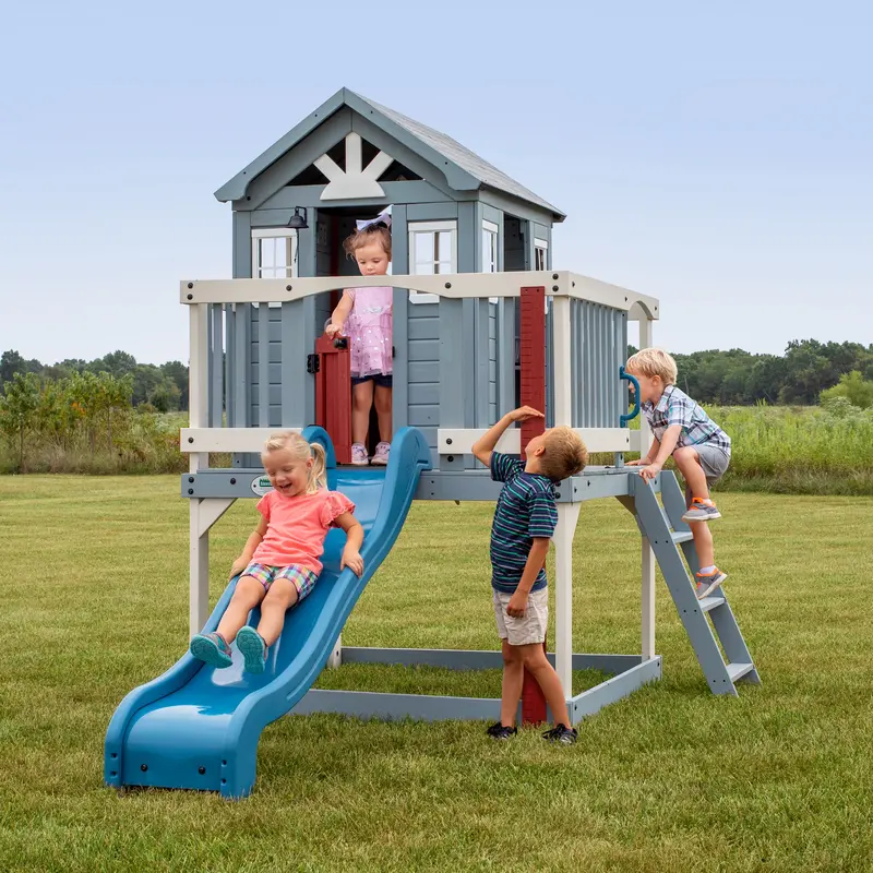 Beacon Heights Children’s Playhouse – Paintable Wooden Structure
