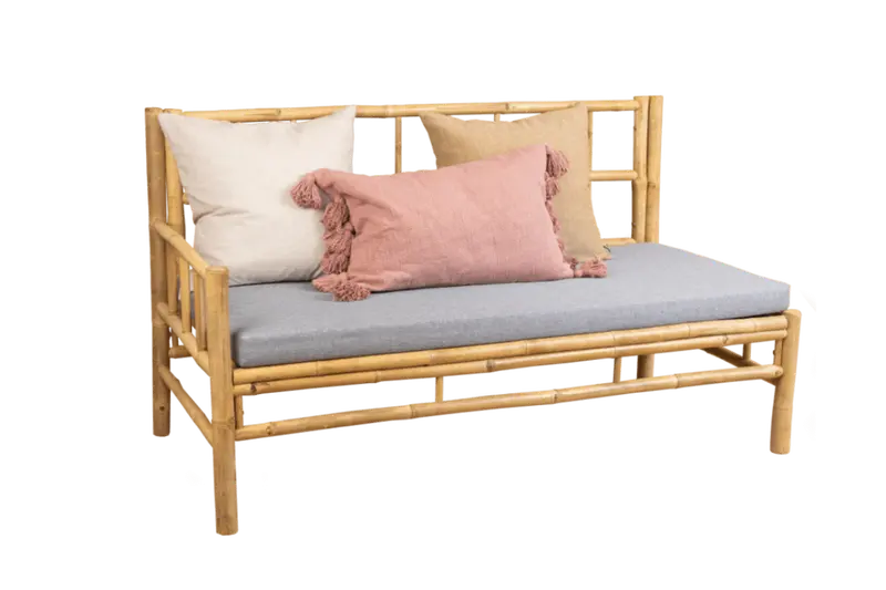 Beate Bamboo Left-Hand Lounge Sofa Module