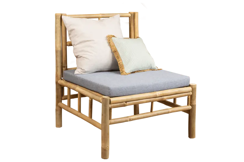 Beate Bamboo Modular Lounge Sofa – Central Unit