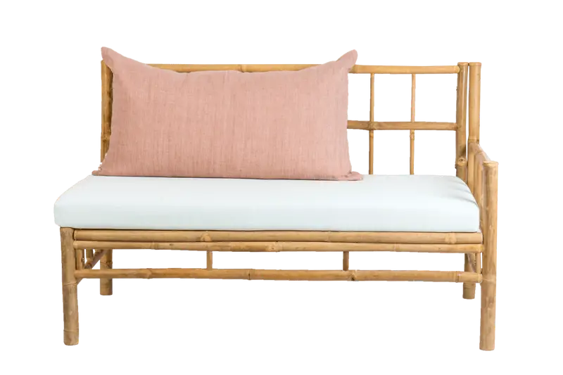 Beate Bamboo Right-Hand Lounge Sofa Module