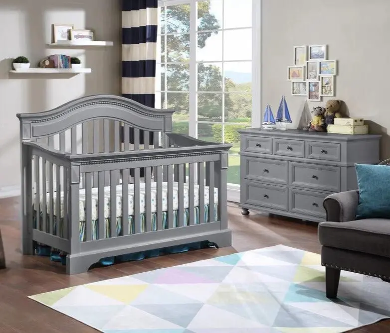 Bellini 2-Piece Nursery Collection in Soft Grey