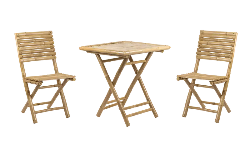 Bille Bamboo Outdoor Café Set