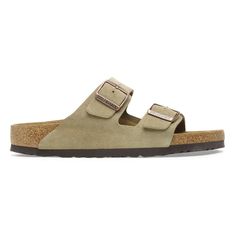 Birkenstock Arizona Soft Footbed Sandal for Men – Taupe Suede