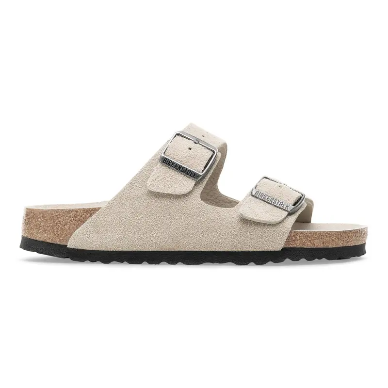 Birkenstock Arizona Soft Footbed Sandal for Women – Oyster Tonal Suede