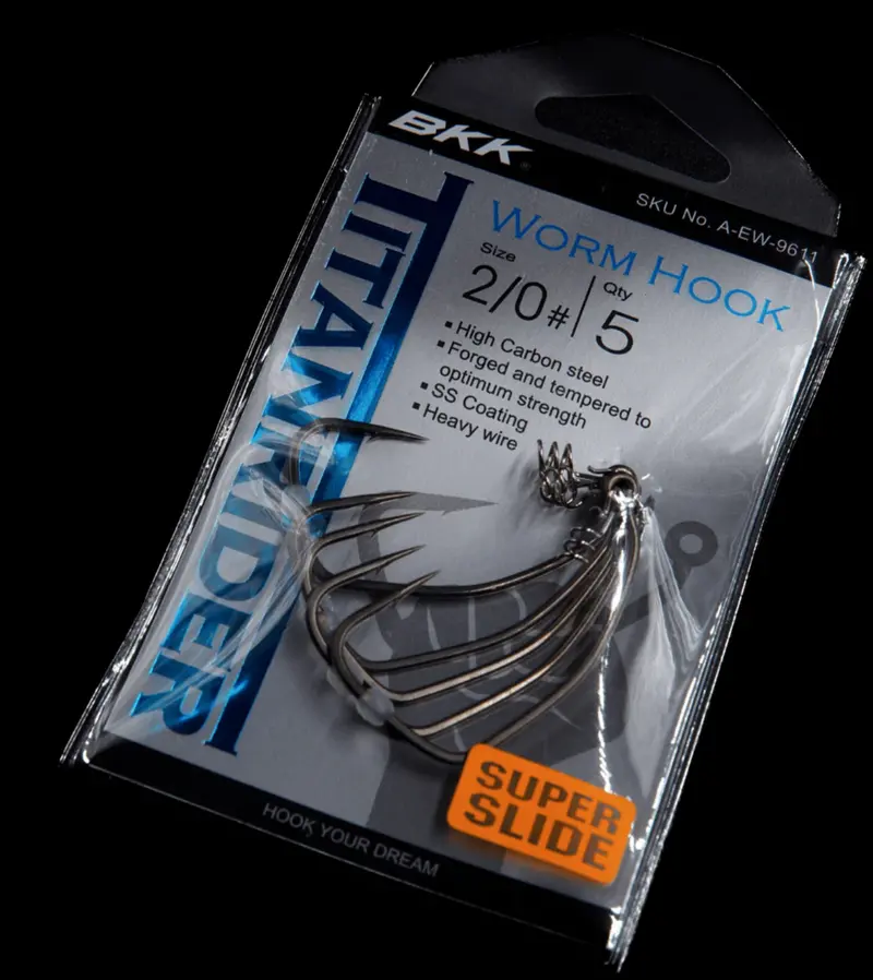 BKK Titan Riders Worm Hooks – Heavy-Duty Hook Set