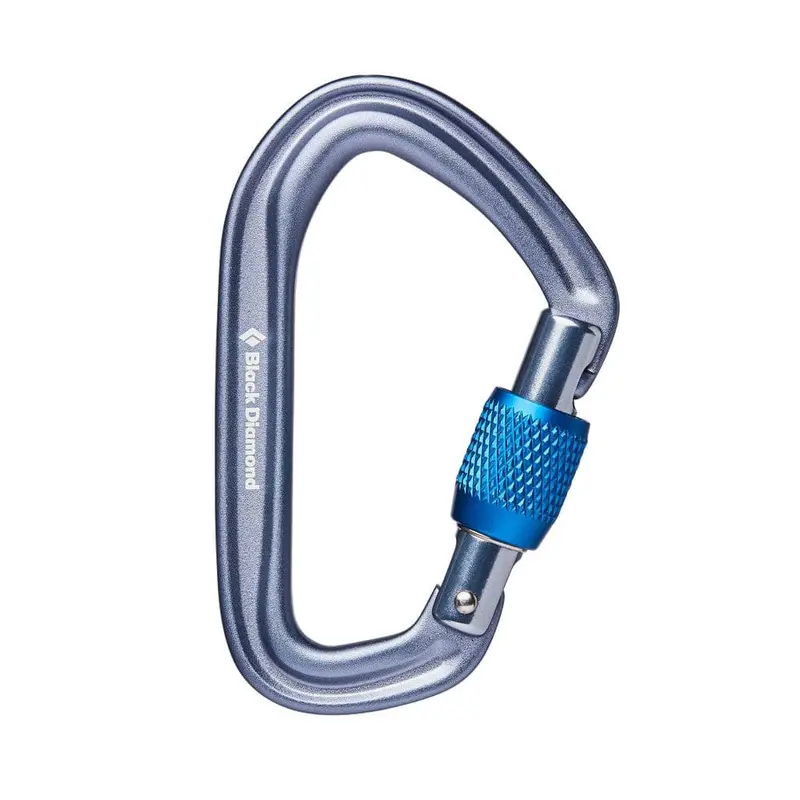 Black Diamond HotForge Screwgate Carabiner – Lightweight Aluminum Climbing Gear