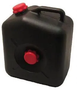 Black Portable Waste Water Holding Tank – 23 Litre Capacity