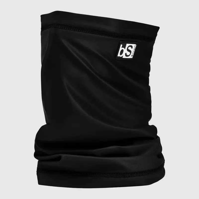 Black Strap Dual-Layer Neck Tube for Outdoor Sports