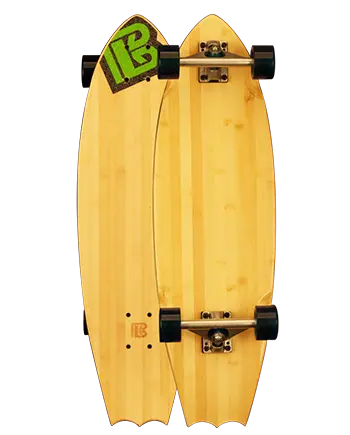 Blank Bat Tail Longboard Deck