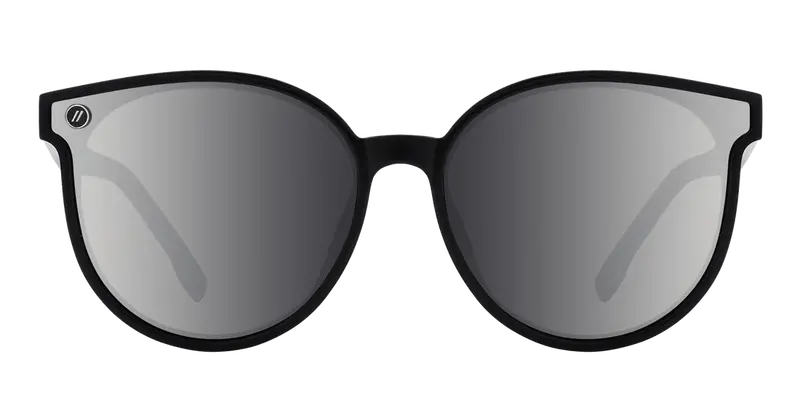 Blenders Black Mascara Retro-Style Sunglasses