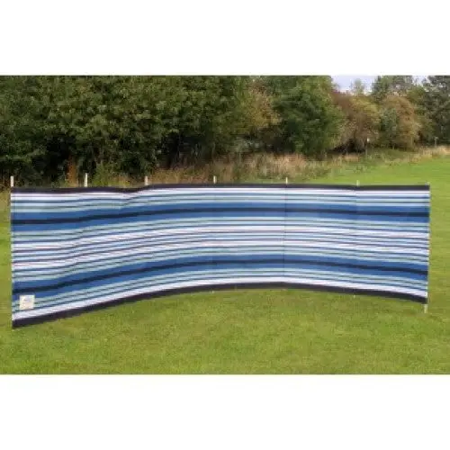 Blue Diamond 7-Pole Navy/Burgundy Striped Windbreak – Store Pickup Only