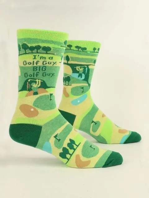 Blue Q Men’s ‘I’m A Golf Guy’ Crew Socks