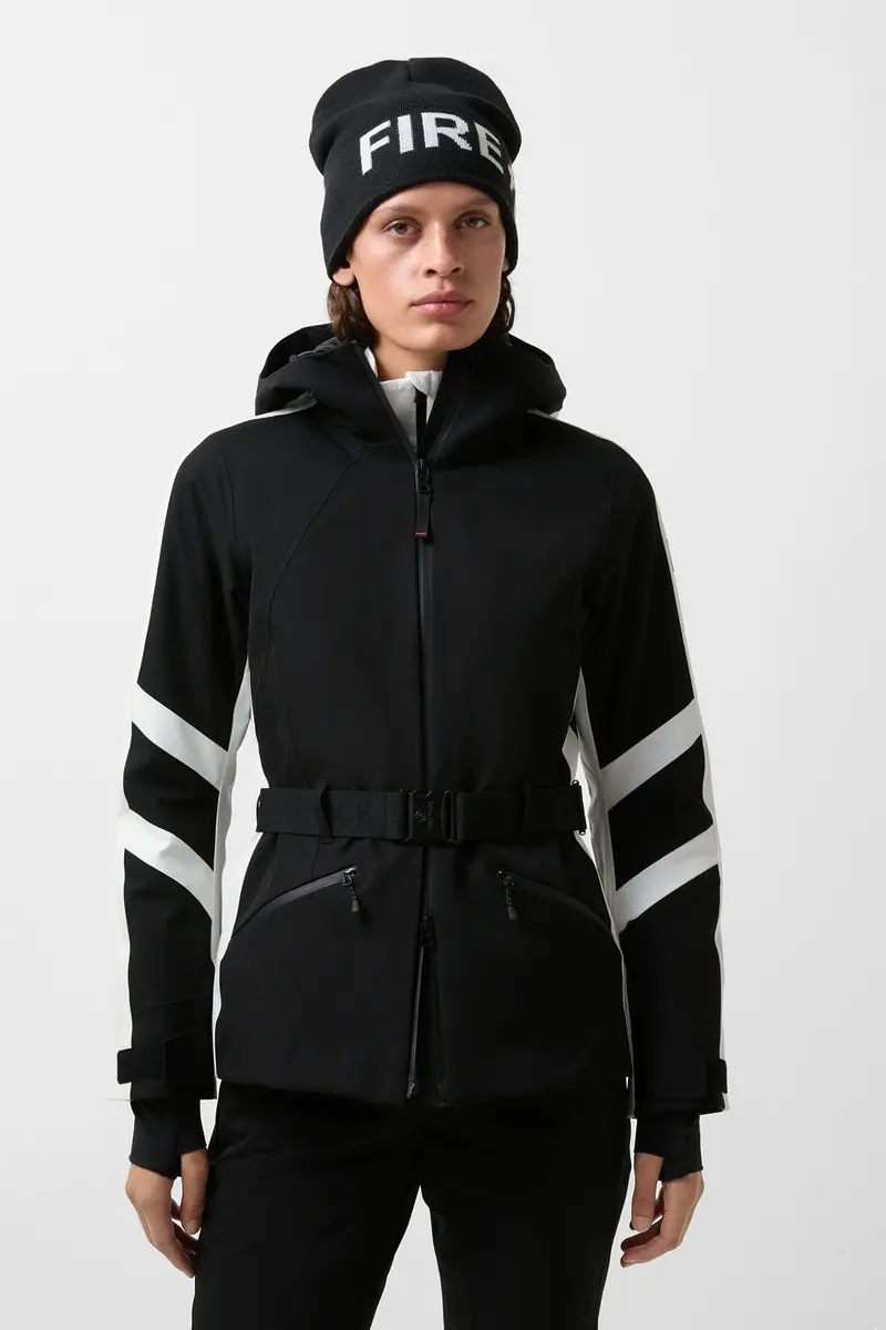 Bogner Moia Ski Jacket for Women – Stylish Two-Tone Outerwear in Black/White