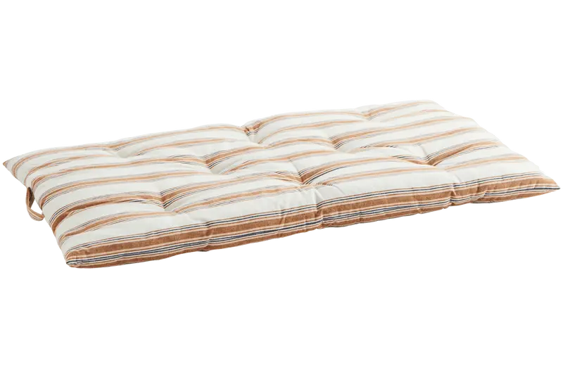Bolster Stripe Pillow Mattress – 60 x 100 cm Decorative Floor or Bed Accent