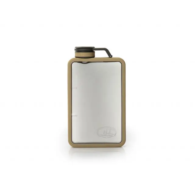Boulder 6oz Insulated Flask – Sand Finish