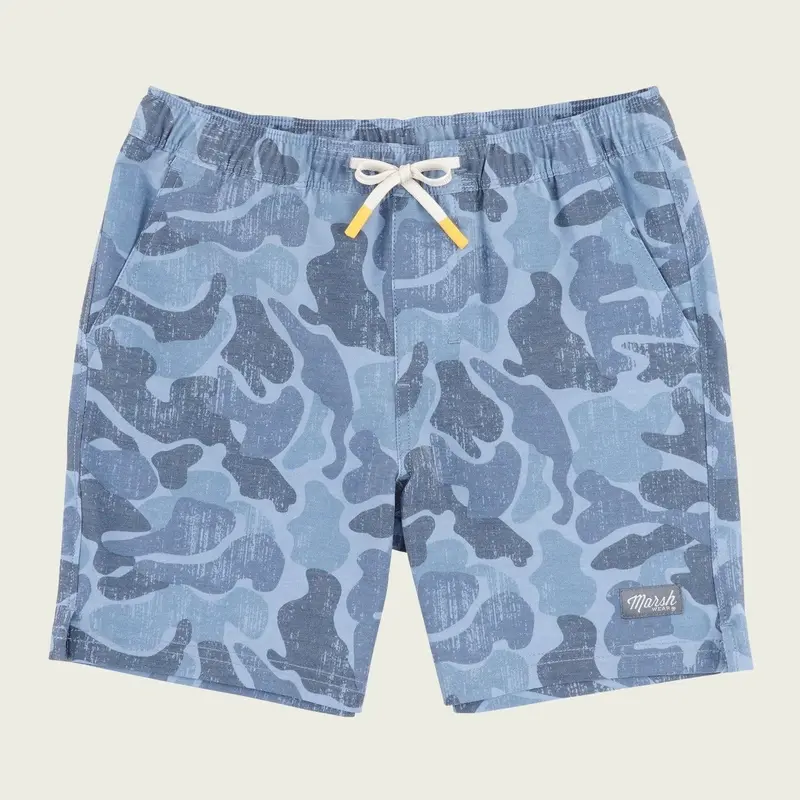Boys’ Fulton Volley Shorts – Blue Copahee Camo Print