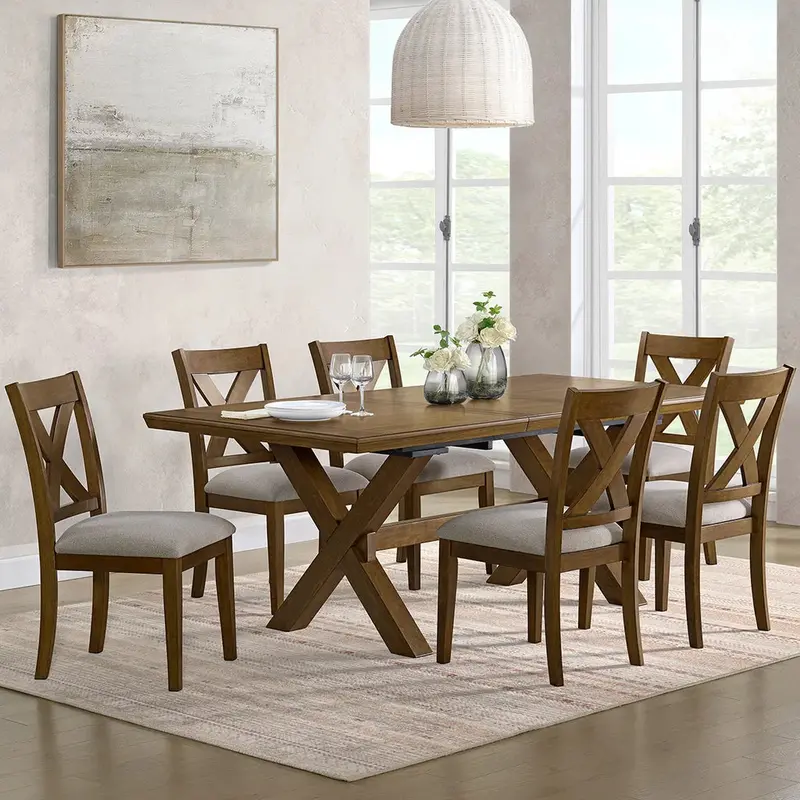 Bryce Dining Set – Table and Six Matching Chairs
