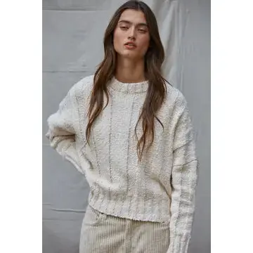 By Together Wide-Ribbed Knit Sweater