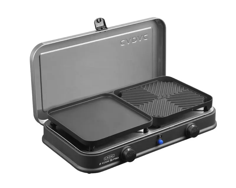 Cadac 2 Cook 2 Pro Deluxe LPG Gas Stove – Quick-Release Dual Burner