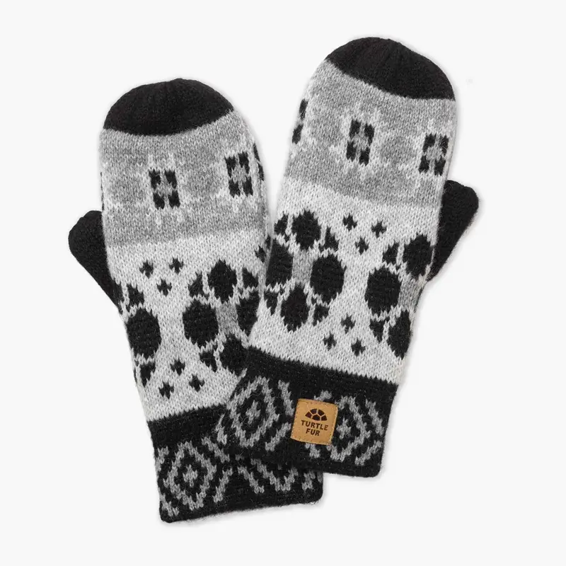 Camilla Knit Mittens – Wool Blend