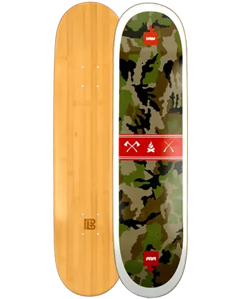 Camo (Sutsu) Skateboard Deck