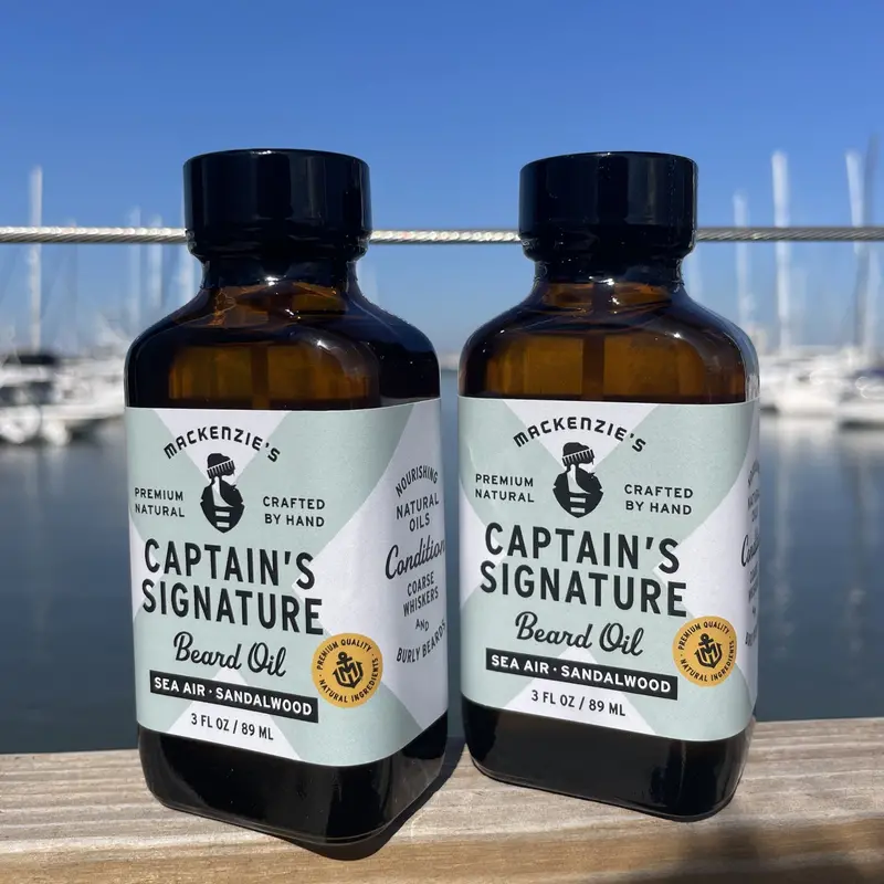 Captain’s Signature Natural Beard Oil Blend