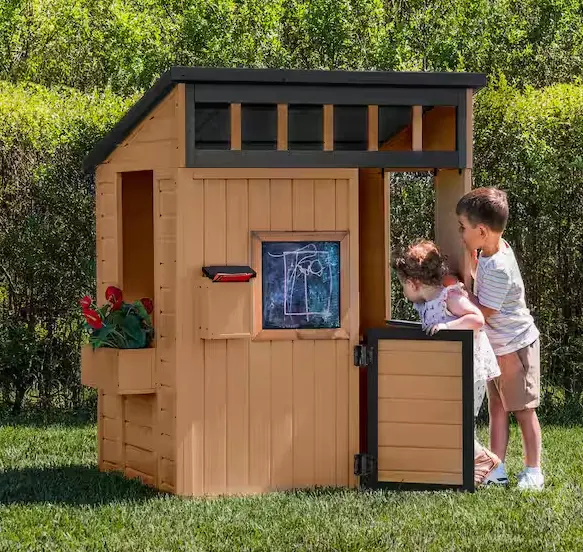 Caraway Cottage: Premium Cedar Outdoor Playhouse for Kids