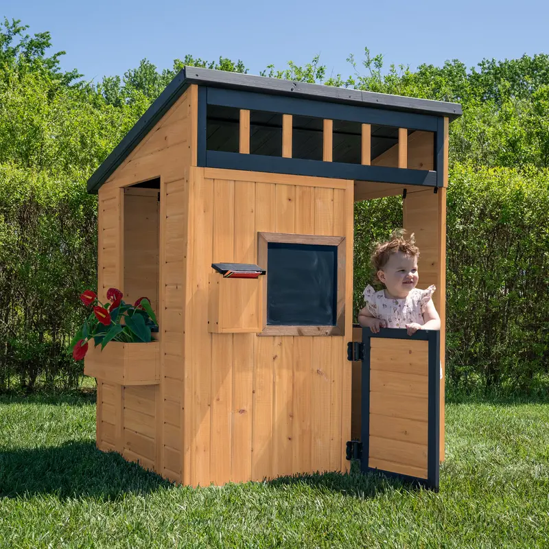 Caraway Cottage Shed – Light Brown Prefab Garden Storage