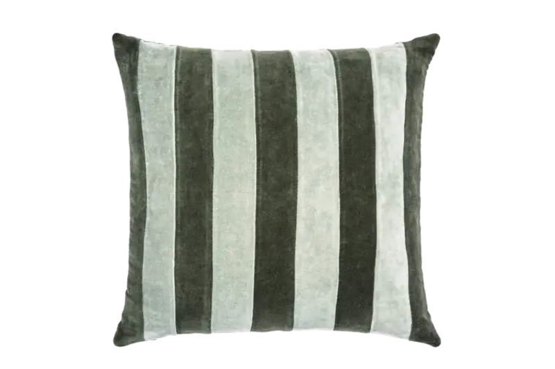 Carla Striped Velvet Cushion Cover – 45 x 45 cm