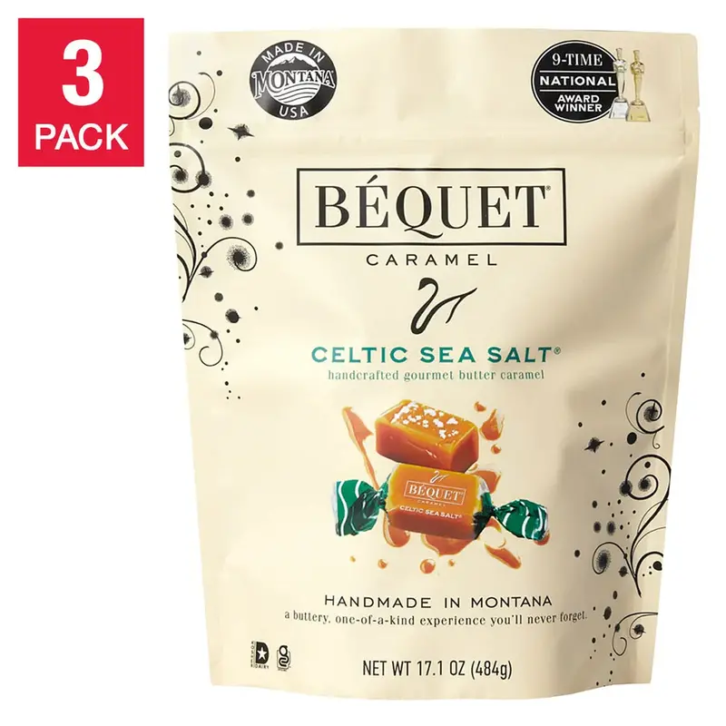 Celtic Sea Salt Caramel Assortment – 17.1 oz Triple Box