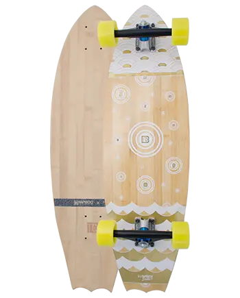 Chaac (North) Bat Tail Longboard Deck
