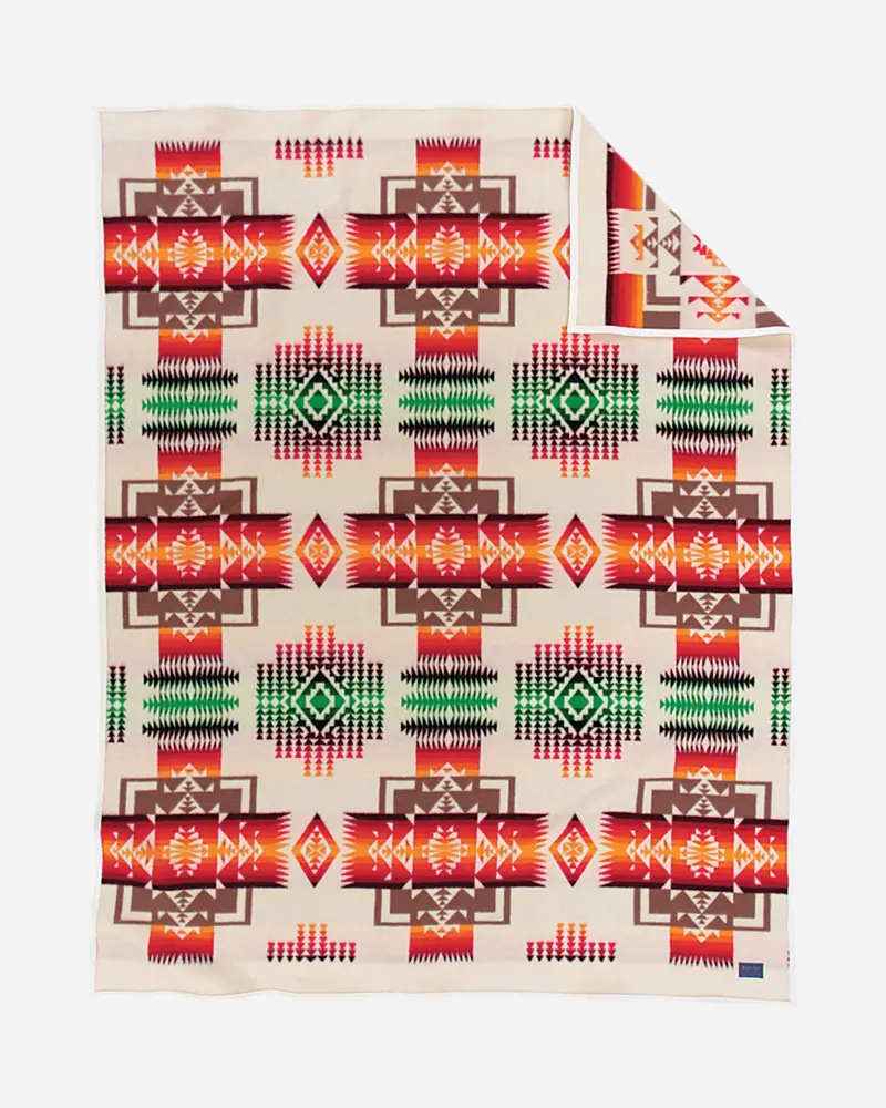 Chief Joseph Twin-Size Wool Blend Blanket