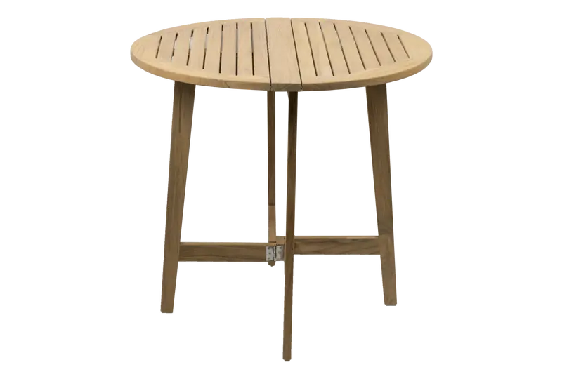 Clara Round Teak Gateleg Table – 80 cm Diameter