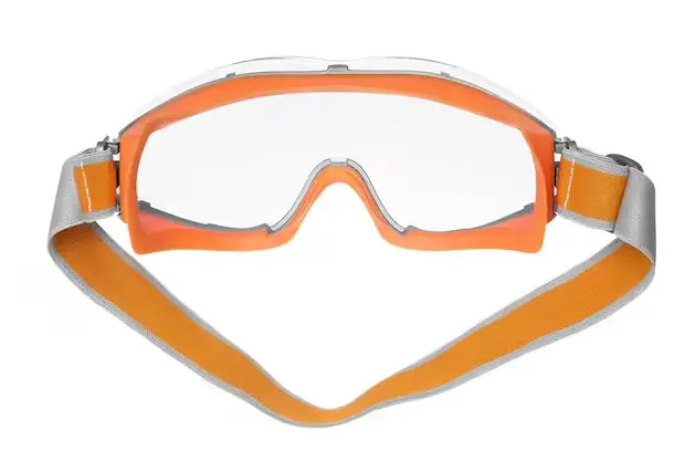 Clear Anti-Fog, Scratch-Resistant Over-Glasses Safety Goggles