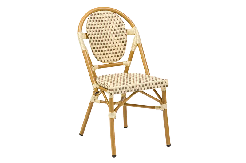Colette Bistro Chair with Authentic French Weave