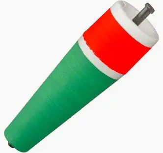 Comal Glo-Top Slotted Fishing Float with High-Visibility Design