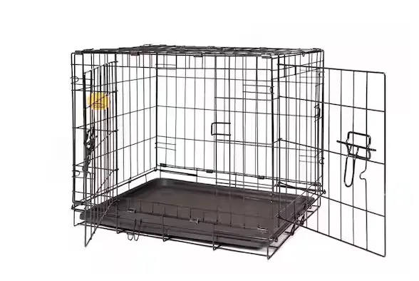 Compact 30″ x 19″ x 23″ Wire Dog Crate – Ideal for Small Breeds