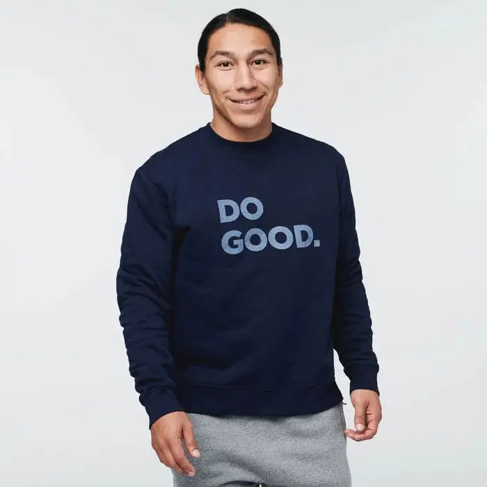 Cotopaxi Do Good Crew Sweatshirt – Men’s Sustainable Cotton Pullover
