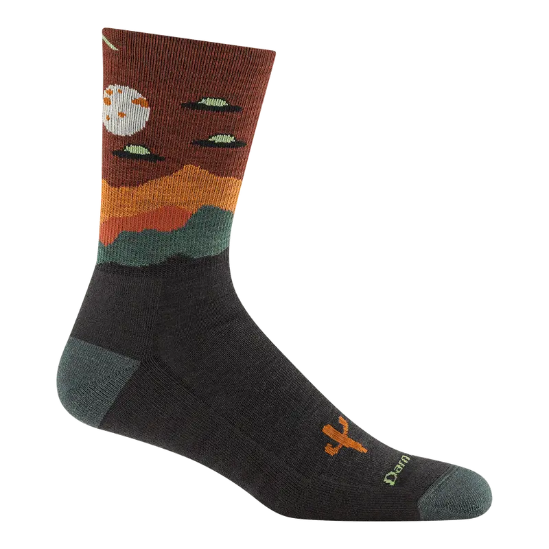 Darn Tough Spaced Out Micro Crew Hiking Socks – Walnut (Men’s)