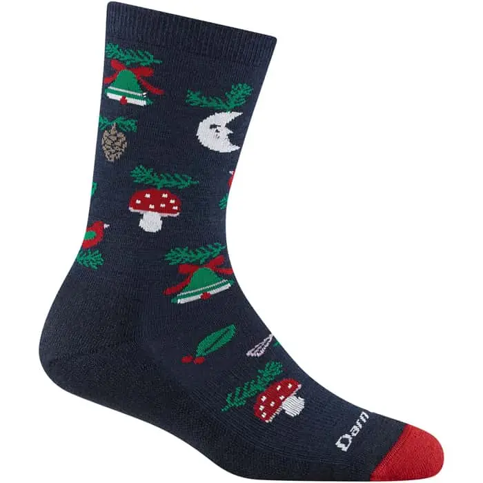 Darn Tough Tinsel Town Crew Socks for Women – Lightweight Cushion, Eclipse