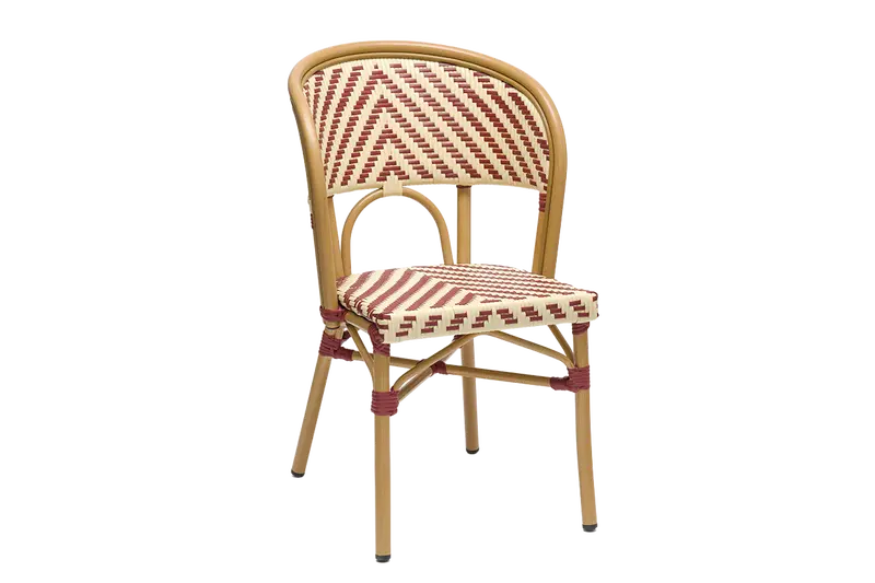 Delphine Woven French-Style Café Chair