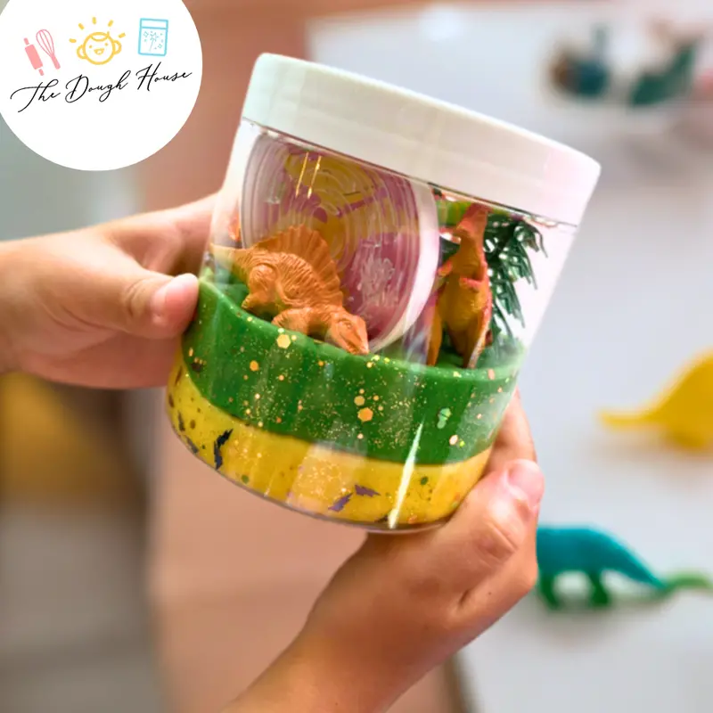 Dino Delight Super Size Sensory Dough Jar