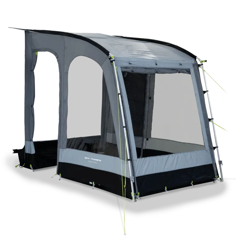 Dometic Rally 200 – Pole-Supported Caravan Awning with Storm Protection