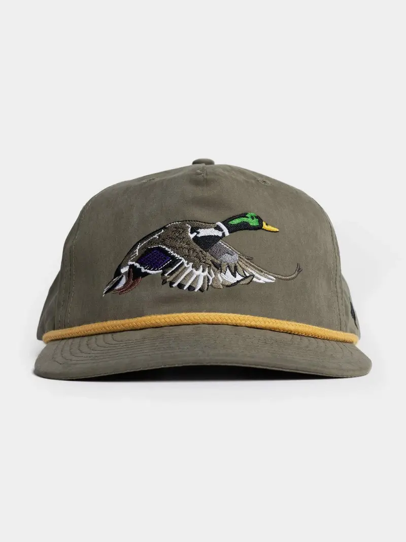 Duck Camp Grandpa Mallard Hat – Military Green