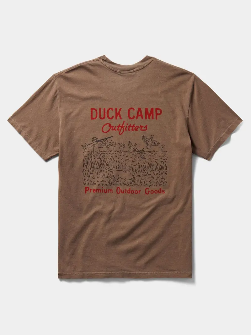 Duck Camp Pheasant Field Men’s Tee in Pin Oak