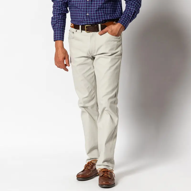 Duck Head Stone Five-Pocket Field Canvas Pants for Men