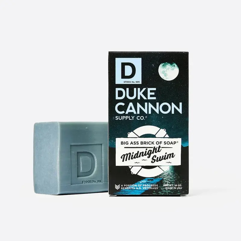 Duke Cannon Midnight Swim Big A** Brick of Soap