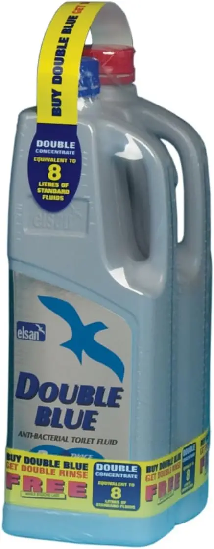 Elsan Dual-Colour Blue & Pink Chemical Toilet Fluid Twin Pack